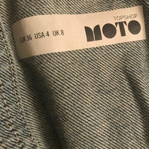 Topshop Jeans - Topshop Moto Short Overalls (Size 4) Topshop Jeans - Topshop Moto Short Overalls (Size 4)